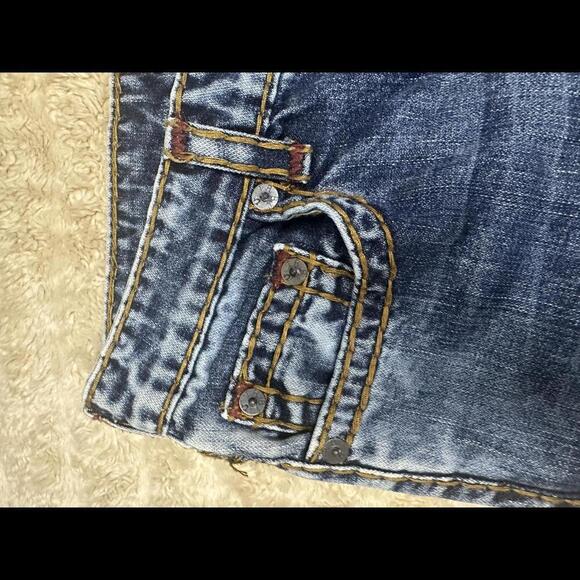 Y2K True Religion 'Geno Super T' straight jeans Size 16 - Picture 3 of 9